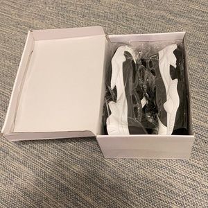 Size 7, brown athletic shoes.